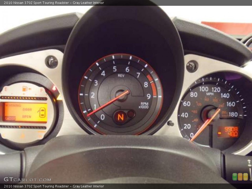 Gray Leather Interior Gauges for the 2010 Nissan 370Z Sport Touring Roadster #36855388