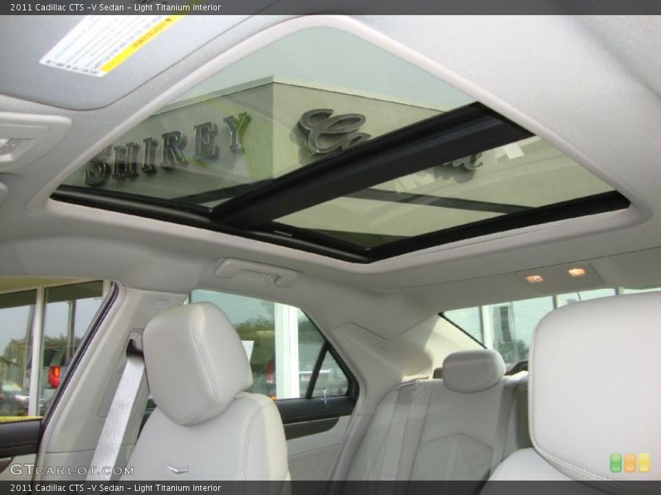 Light Titanium Interior Sunroof for the 2011 Cadillac CTS -V Sedan #36862533