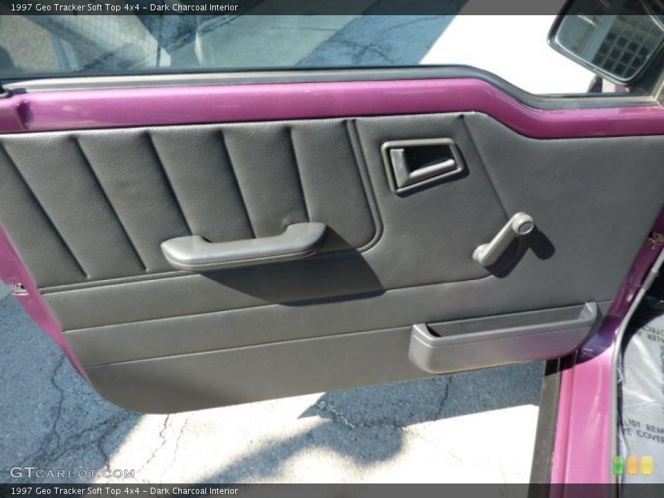 Dark Charcoal Interior Door Panel for the 1997 Geo Tracker Soft Top 4x4 #36883304