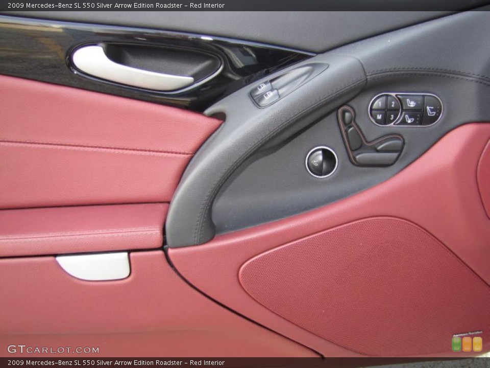 Red Interior Door Panel for the 2009 Mercedes-Benz SL 550 Silver Arrow Edition Roadster #36989645