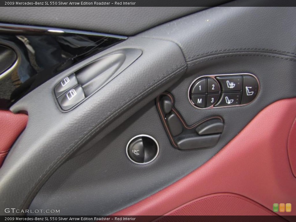 Red Interior Controls for the 2009 Mercedes-Benz SL 550 Silver Arrow Edition Roadster #36989657
