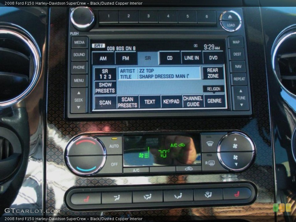 Black/Dusted Copper Interior Controls for the 2008 Ford F150 Harley-Davidson SuperCrew #37024272