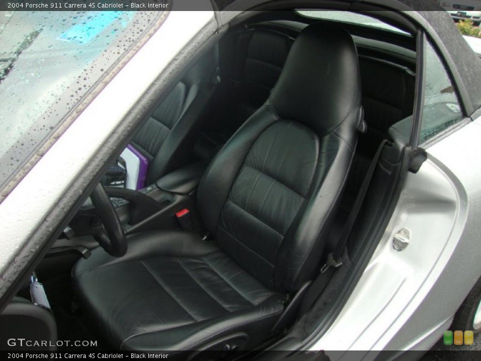 Black Interior Photo for the 2004 Porsche 911 Carrera 4S Cabriolet #37208445