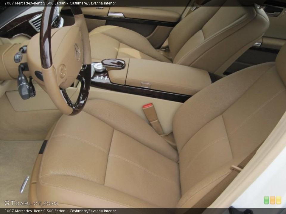 Cashmere/Savanna Interior Photo for the 2007 Mercedes-Benz S 600 Sedan #37277729