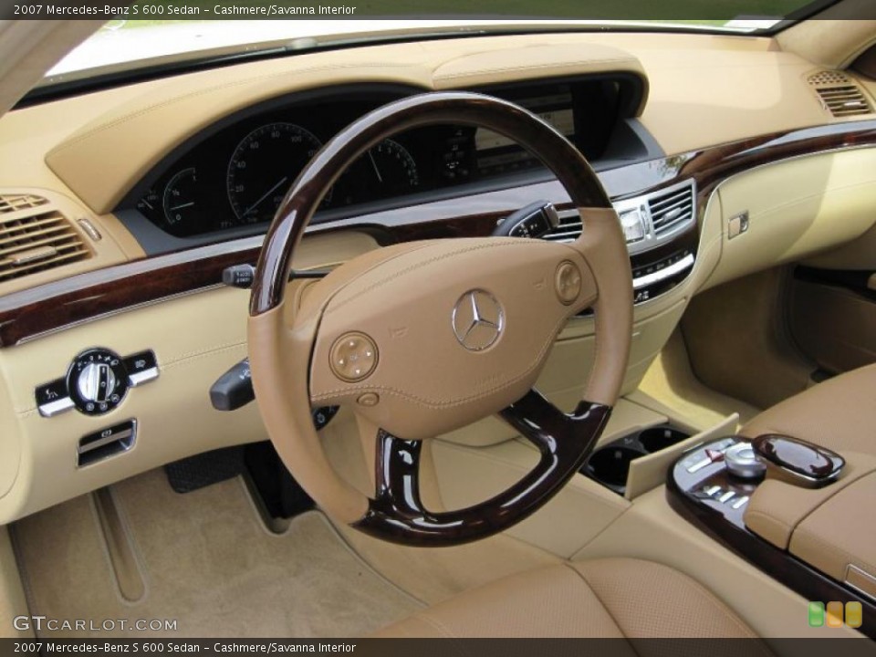 Cashmere/Savanna Interior Photo for the 2007 Mercedes-Benz S 600 Sedan #37277753