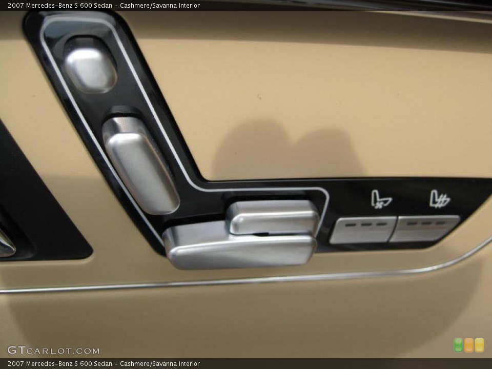 Cashmere/Savanna Interior Controls for the 2007 Mercedes-Benz S 600 Sedan #37278029
