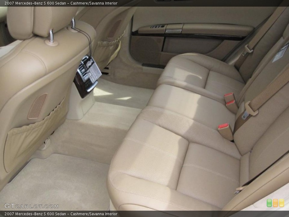 Cashmere/Savanna Interior Photo for the 2007 Mercedes-Benz S 600 Sedan #37278045