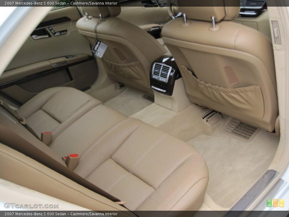 Cashmere/Savanna Interior Photo for the 2007 Mercedes-Benz S 600 Sedan #37278241