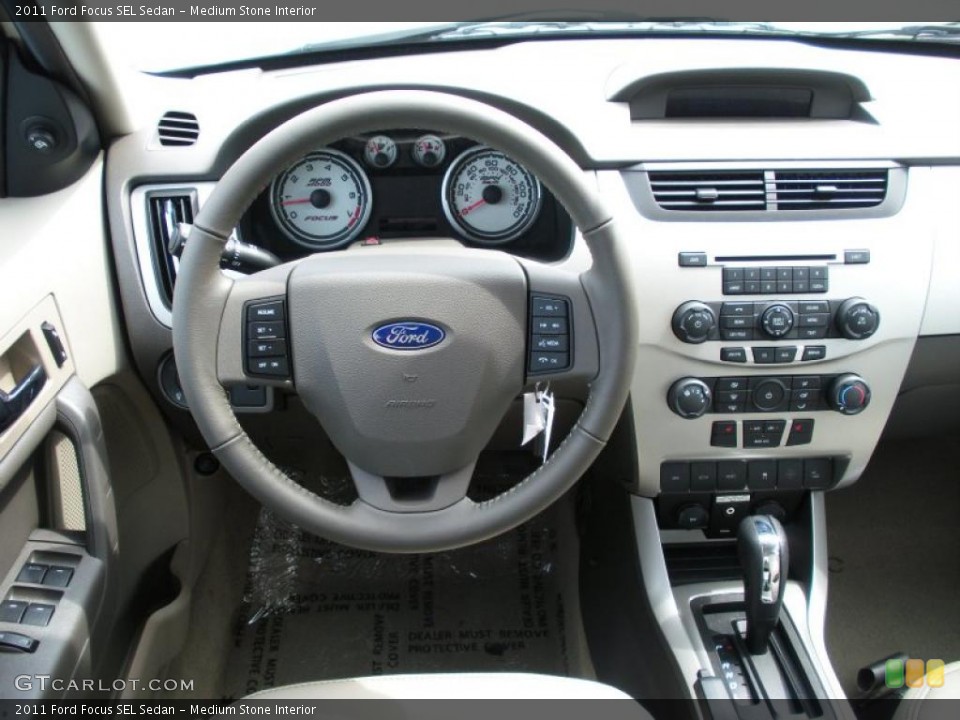 Medium Stone Interior Photo for the 2011 Ford Focus SEL Sedan #37306737