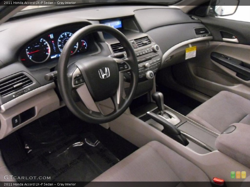 Gray Interior Photo for the 2011 Honda Accord LX-P Sedan #37330971