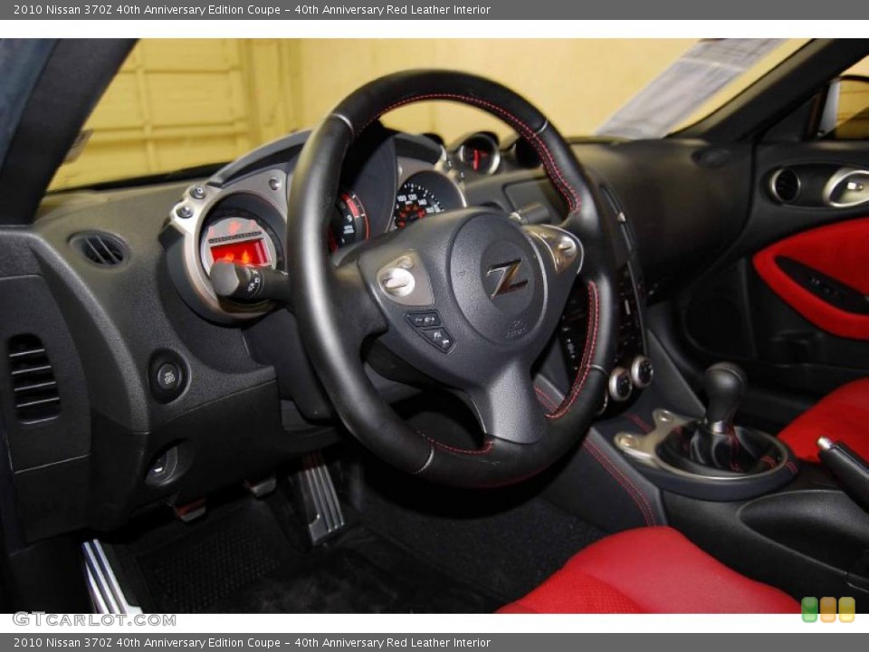 40th Anniversary Red Leather Interior Photo for the 2010 Nissan 370Z 40th Anniversary Edition Coupe #37349339