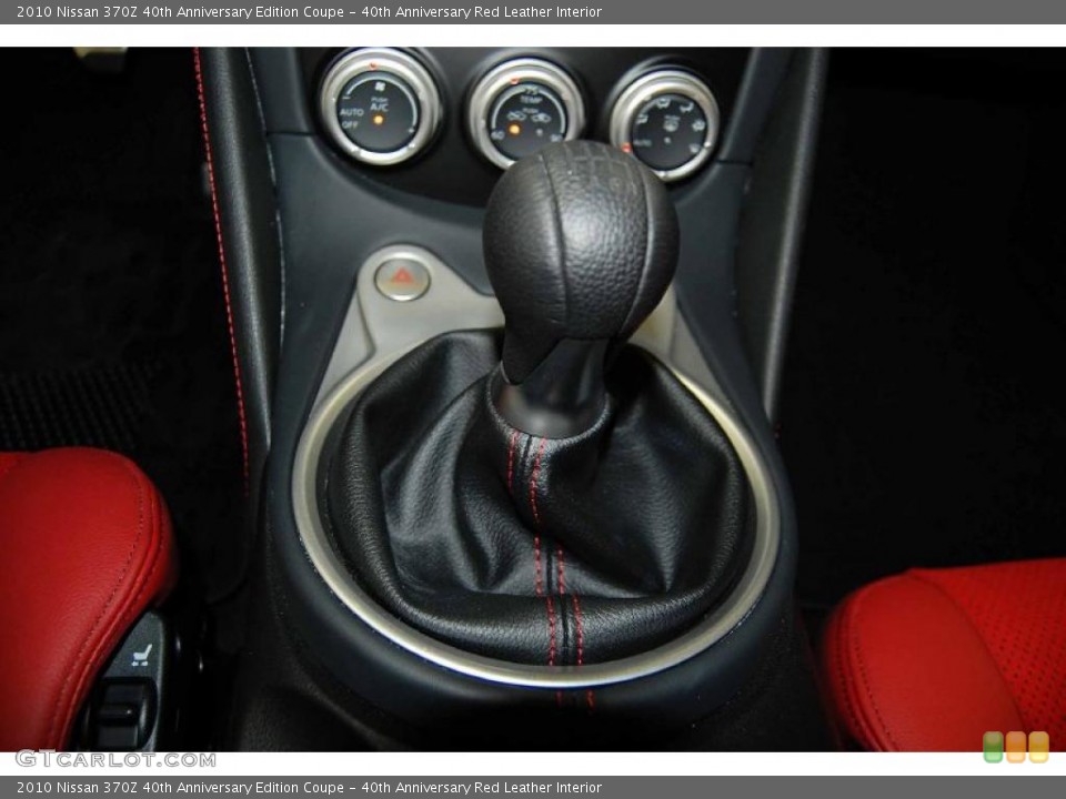 40th Anniversary Red Leather Interior Transmission for the 2010 Nissan 370Z 40th Anniversary Edition Coupe #37349412