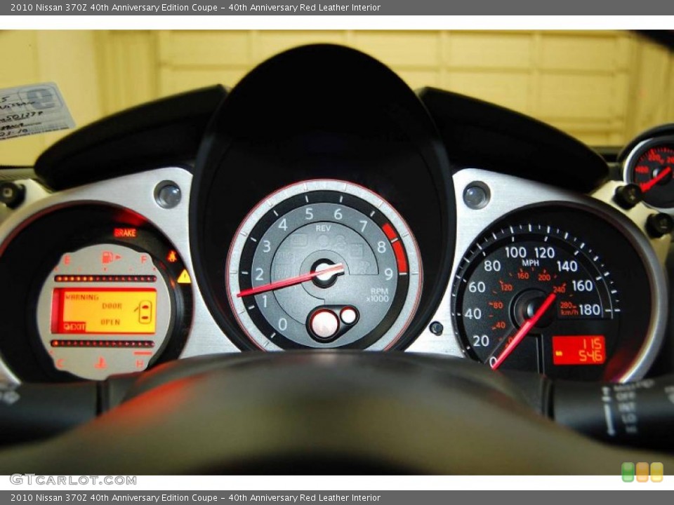 40th Anniversary Red Leather Interior Photo for the 2010 Nissan 370Z 40th Anniversary Edition Coupe #37349472