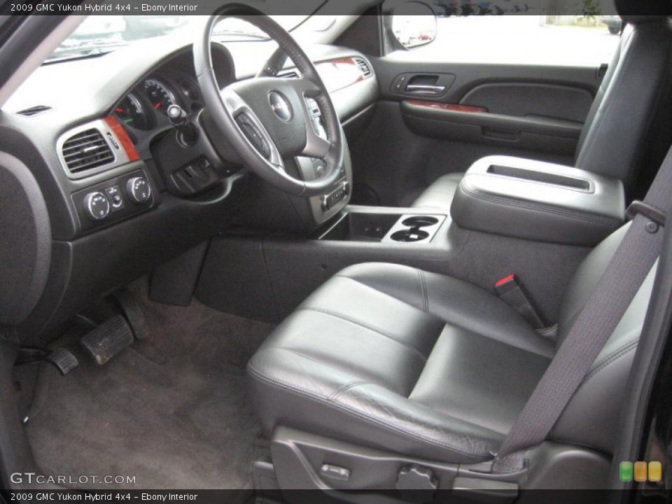 Ebony Interior Photo for the 2009 GMC Yukon Hybrid 4x4 #37358916