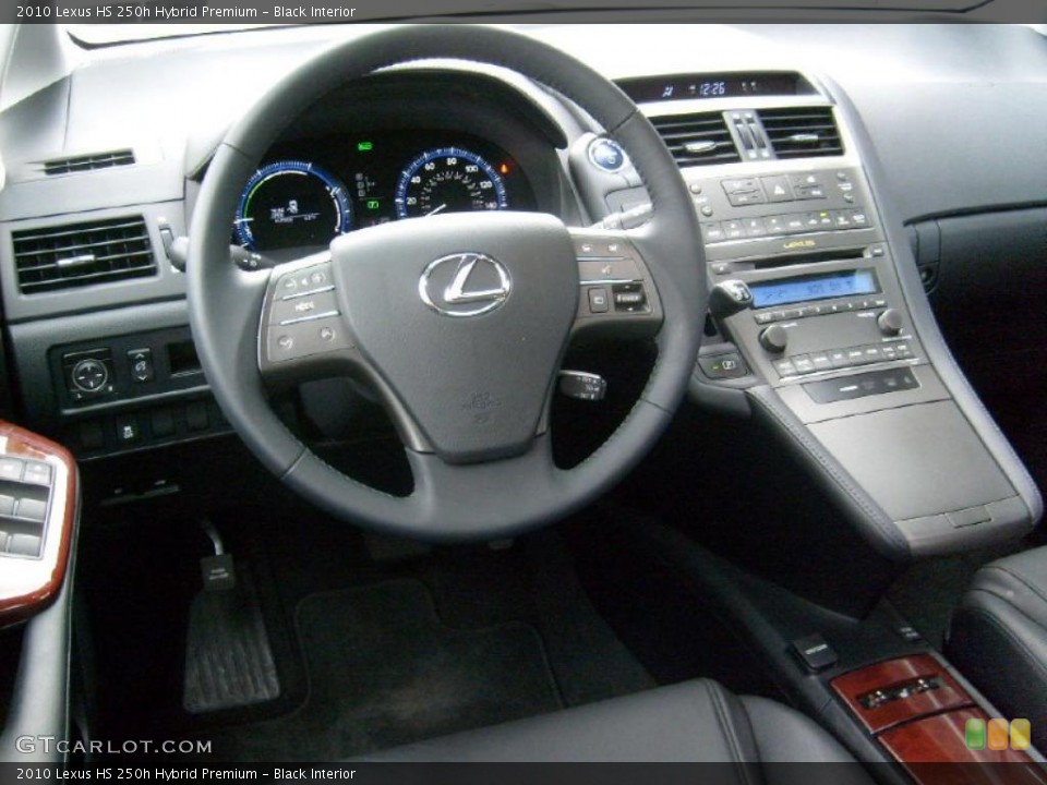 Black Interior Photo for the 2010 Lexus HS 250h Hybrid Premium #37385174