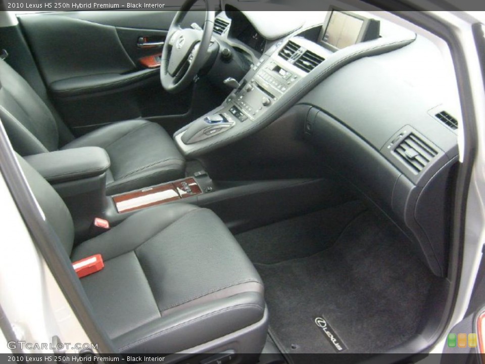 Black Interior Photo for the 2010 Lexus HS 250h Hybrid Premium #37385522