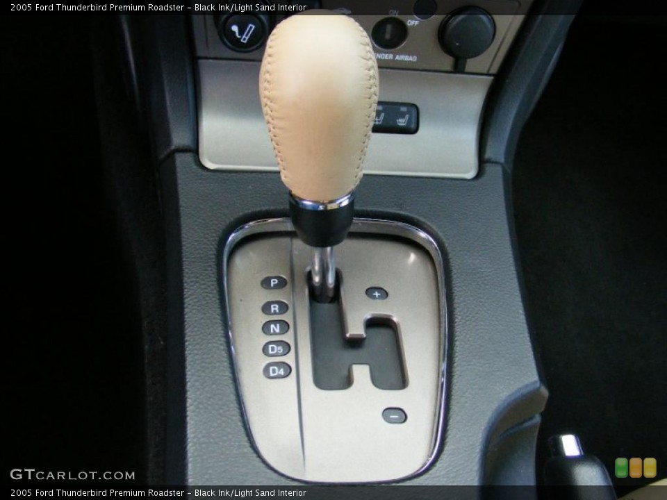 Black Ink/Light Sand Interior Transmission for the 2005 Ford Thunderbird Premium Roadster #37385754