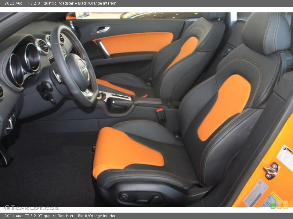 Black/Orange Interior Photo for the 2011 Audi TT S 2.0T quattro Roadster #37400074