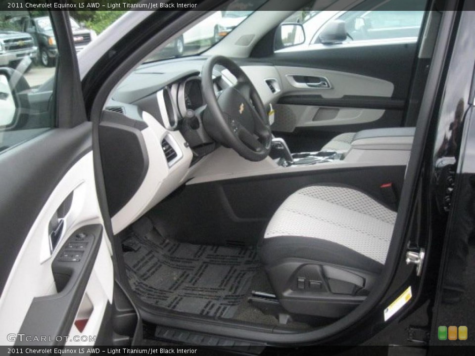 Light Titanium/Jet Black Interior Photo for the 2011 Chevrolet Equinox LS AWD #37403502