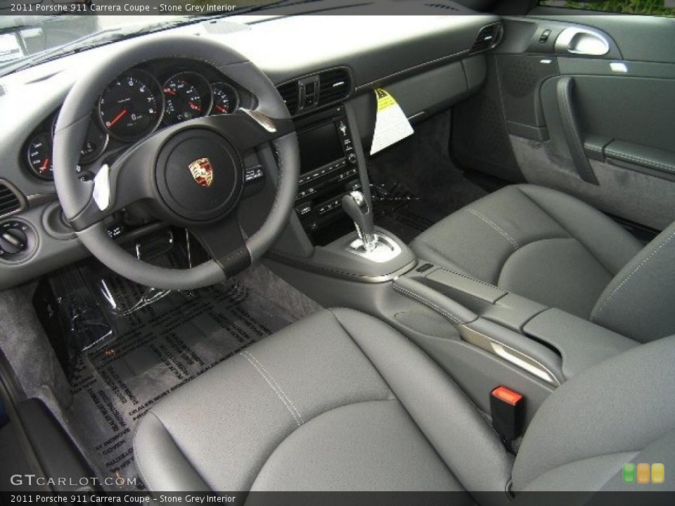 Stone Grey Interior Photo for the 2011 Porsche 911 Carrera Coupe #37410326