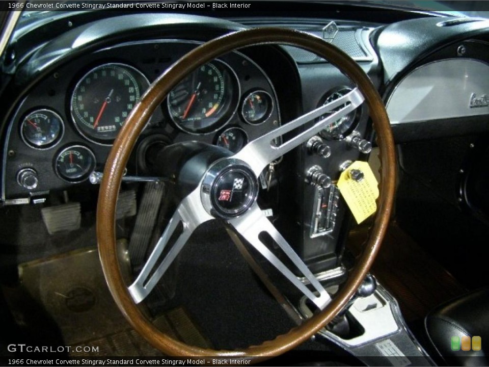 Black 1966 Chevrolet Corvette Stingray Interiors