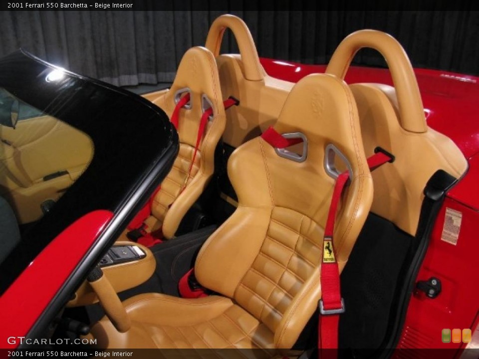 Beige Interior Photo for the 2001 Ferrari 550 Barchetta #37434833