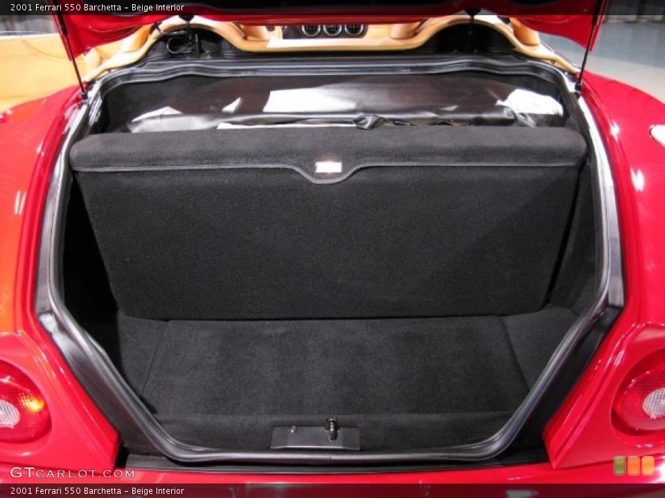 Beige Interior Trunk for the 2001 Ferrari 550 Barchetta #37434986