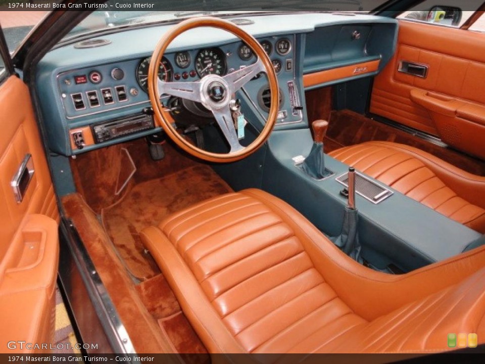 Cuoio Interior Photo for the 1974 Maserati Bora Gran Turismo #37439550