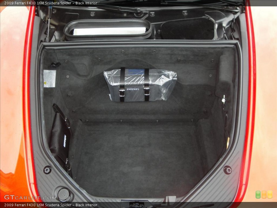 Black Interior Trunk for the 2009 Ferrari F430 16M Scuderia Spider #37441002