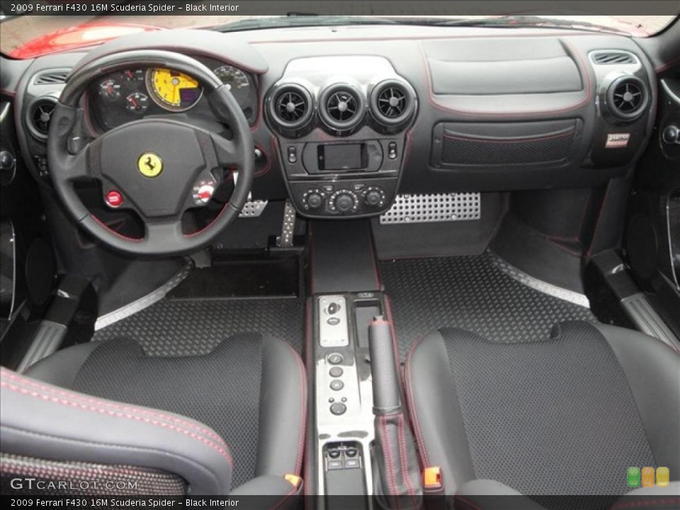 Black Interior Photo for the 2009 Ferrari F430 16M Scuderia Spider #37441190