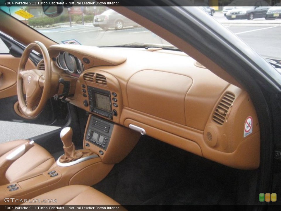 Natural Leather Brown Interior Photo for the 2004 Porsche 911 Turbo Cabriolet #37441934
