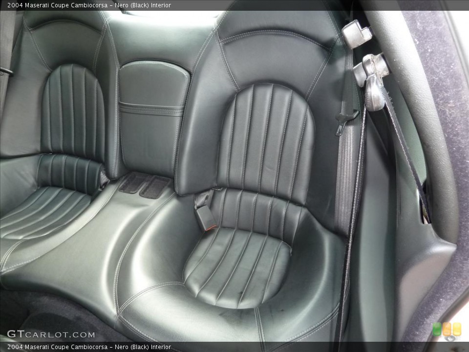 Nero (Black) 2004 Maserati Coupe Interiors