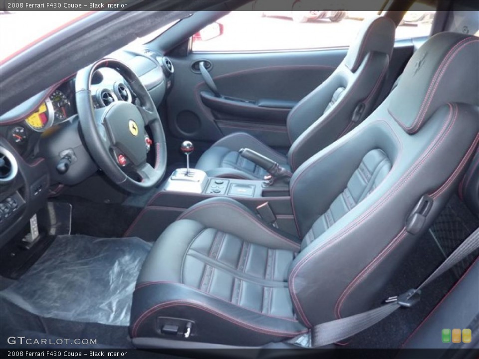 Black Interior Photo for the 2008 Ferrari F430 Coupe #37445058