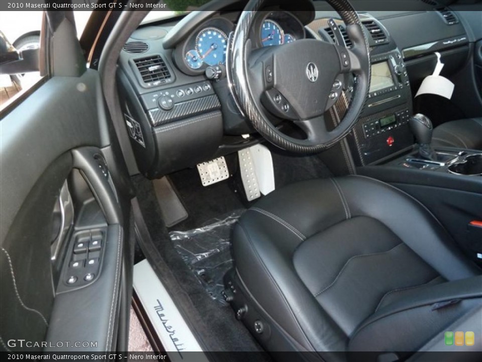 Nero Interior Photo for the 2010 Maserati Quattroporte Sport GT S #37446814