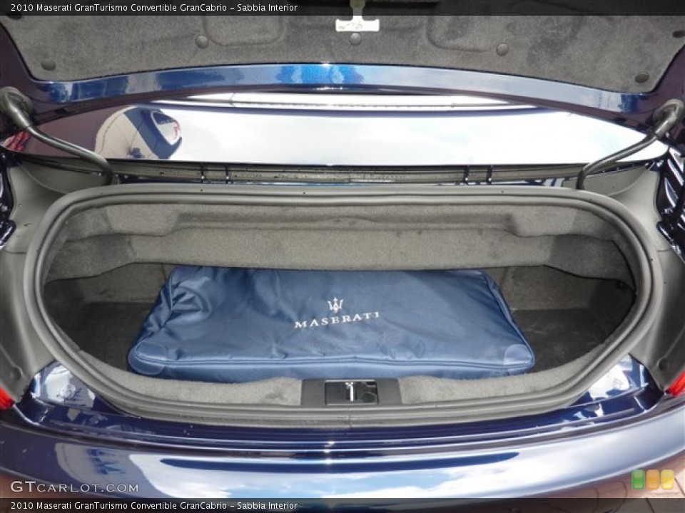 Sabbia Interior Trunk for the 2010 Maserati GranTurismo Convertible GranCabrio #37448898