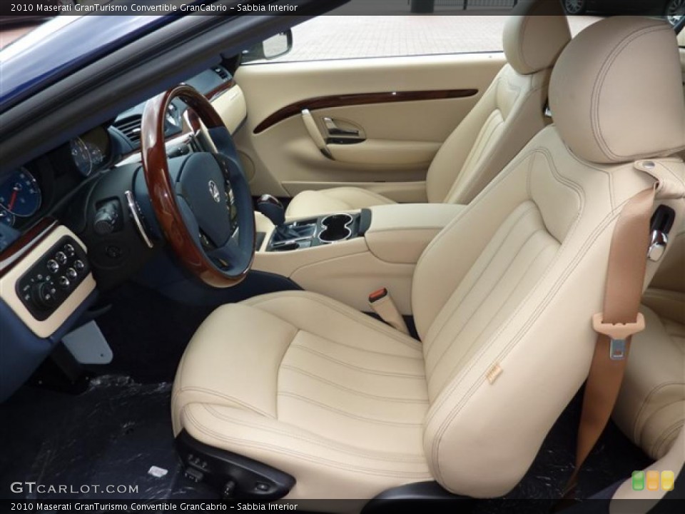 Sabbia Interior Photo for the 2010 Maserati GranTurismo Convertible GranCabrio #37448962