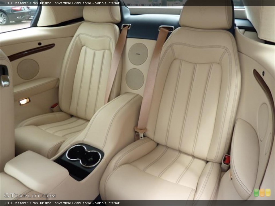 Sabbia 2010 Maserati GranTurismo Convertible Interiors