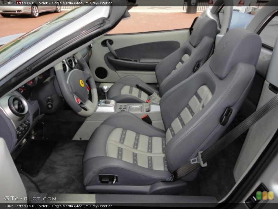 Grigio Medio (Medium Grey) Interior Photo for the 2006 Ferrari F430 Spider #37449474