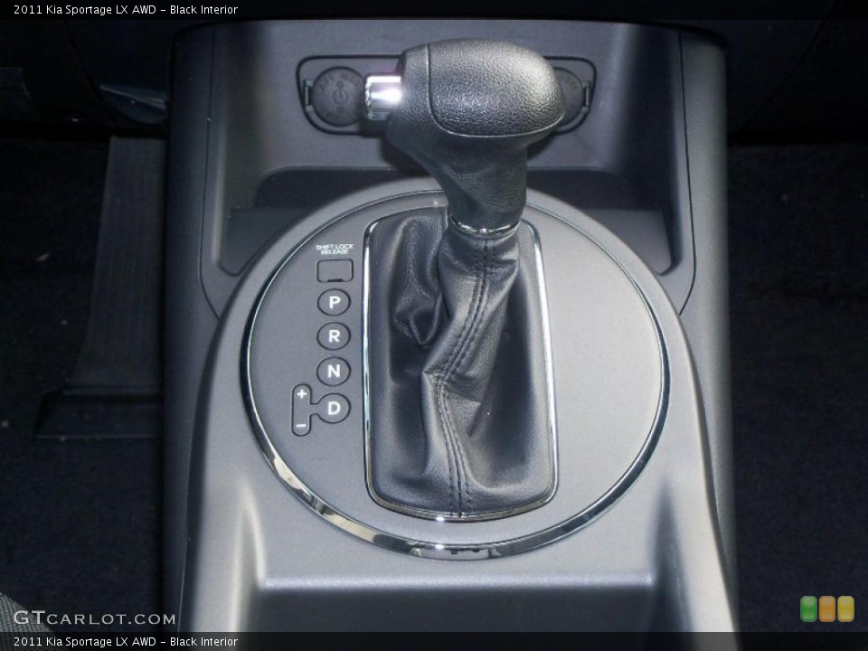 Black Interior Transmission for the 2011 Kia Sportage LX AWD #37449526