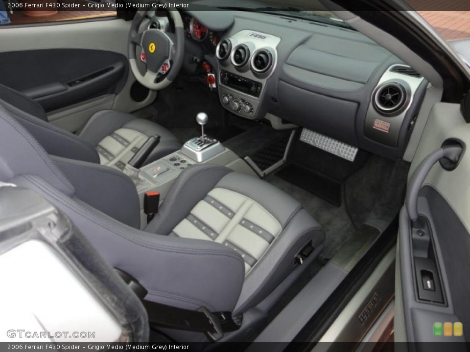 Grigio Medio (Medium Grey) Interior Photo for the 2006 Ferrari F430 Spider #37449634