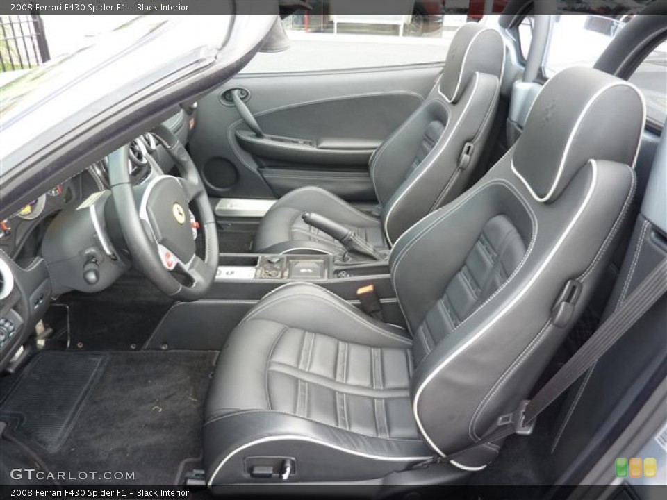Black Interior Photo for the 2008 Ferrari F430 Spider F1 #37450585