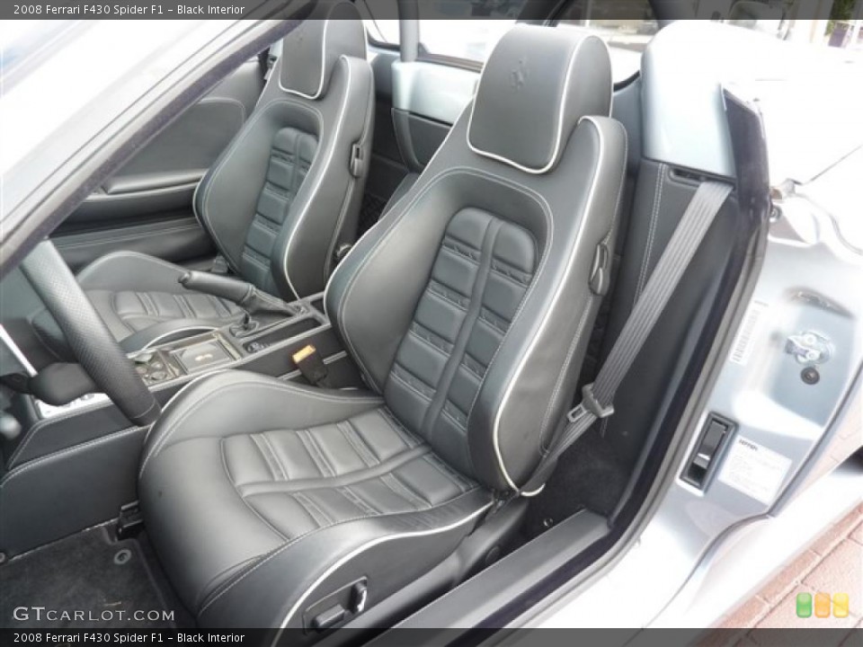 Black Interior Photo for the 2008 Ferrari F430 Spider F1 #37450601
