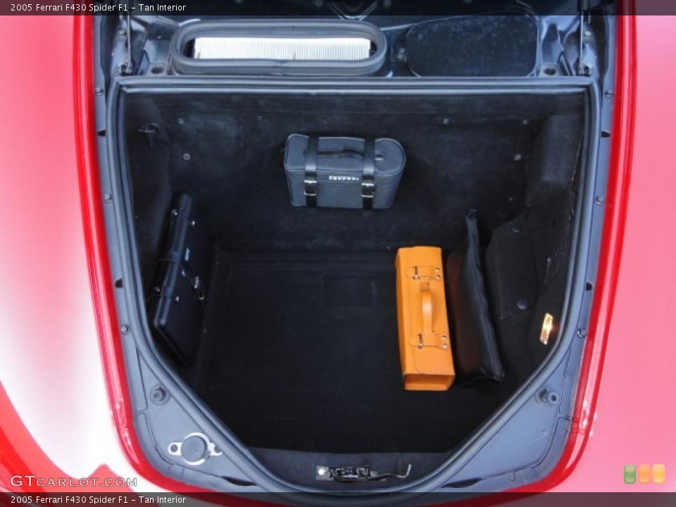 Tan Interior Trunk for the 2005 Ferrari F430 Spider F1 #37452401