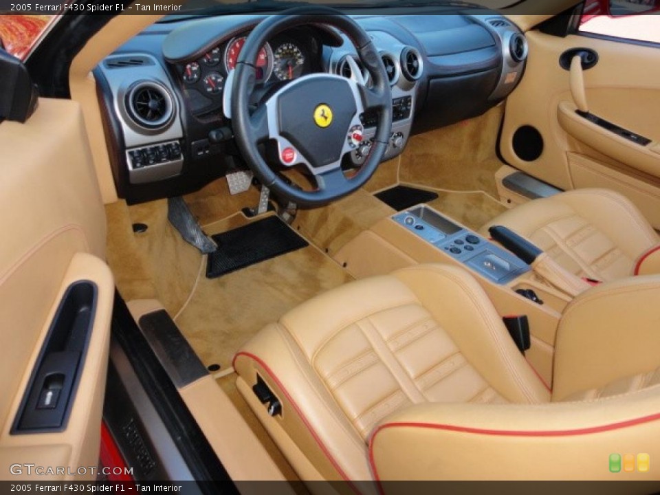 Tan Interior Photo for the 2005 Ferrari F430 Spider F1 #37452597