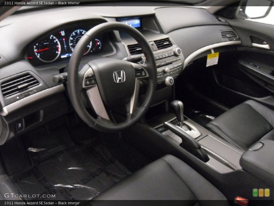 Black Interior Photo for the 2011 Honda Accord SE Sedan #37453665