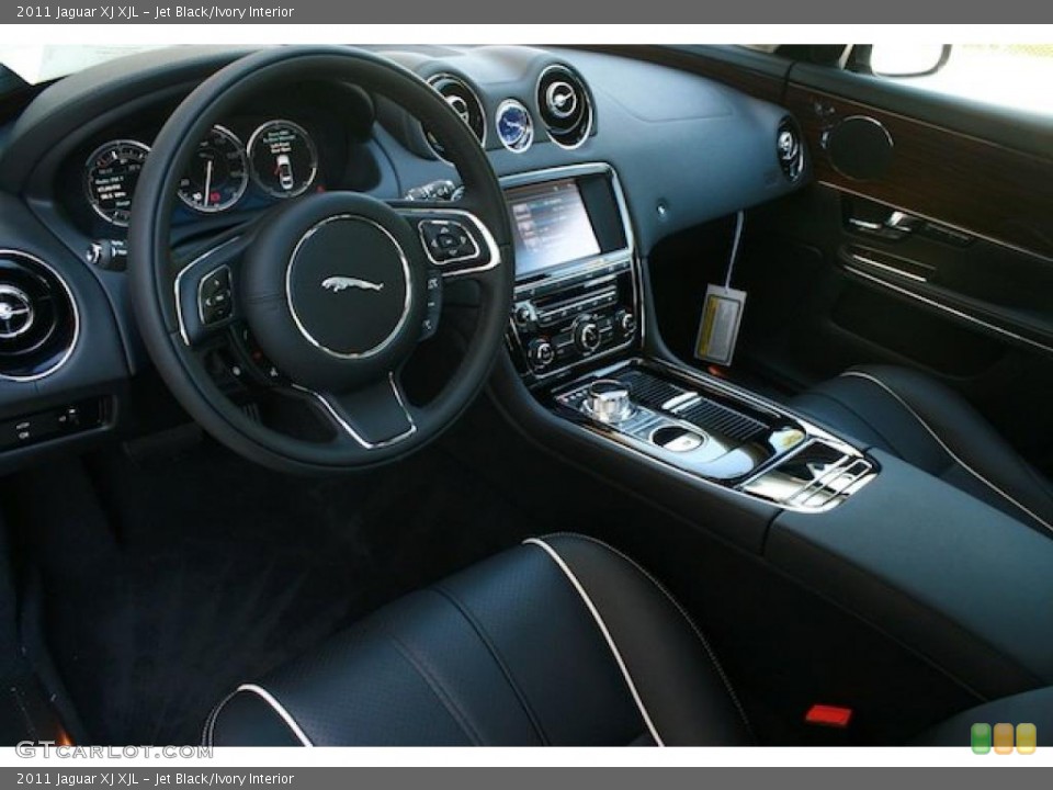 Jet Black/Ivory Interior Photo for the 2011 Jaguar XJ XJL #37473869