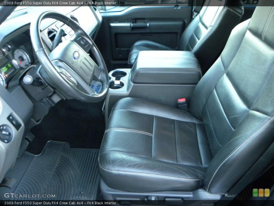 FX4 Black Interior Photo for the 2009 Ford F350 Super Duty FX4 Crew Cab 4x4 #37479169