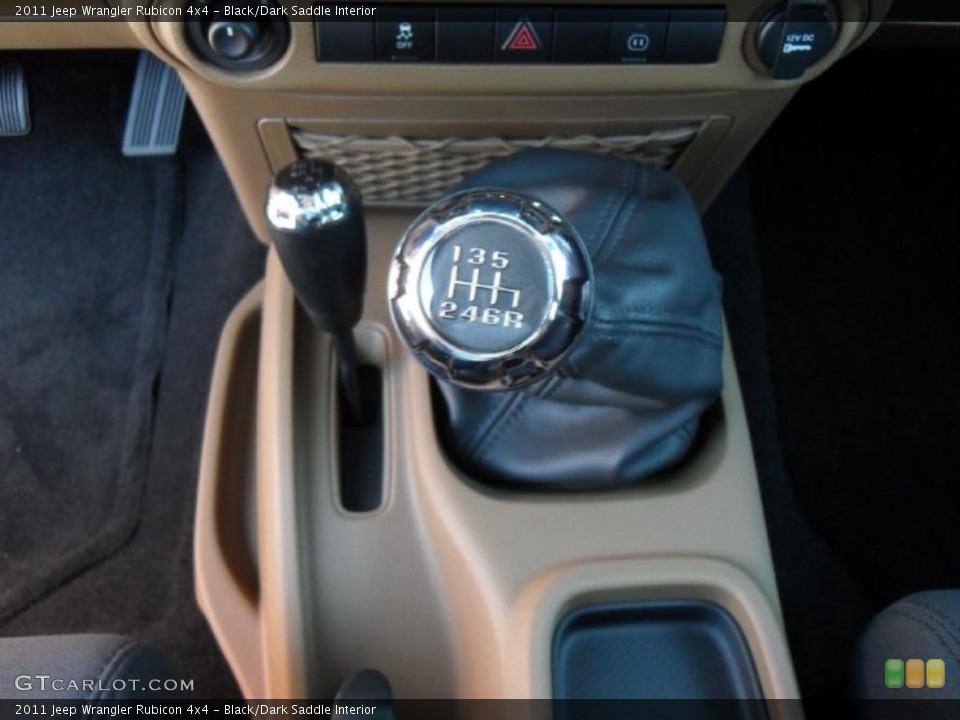 Black/Dark Saddle Interior Transmission for the 2011 Jeep Wrangler Rubicon 4x4 #37480114