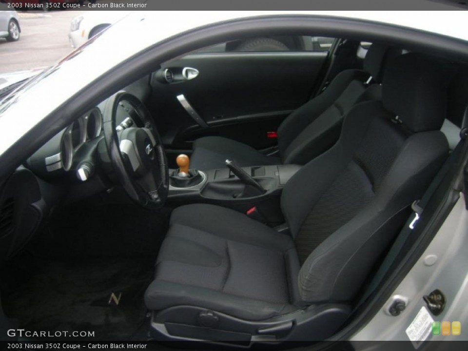Carbon Black Interior Photo for the 2003 Nissan 350Z Coupe #37480473