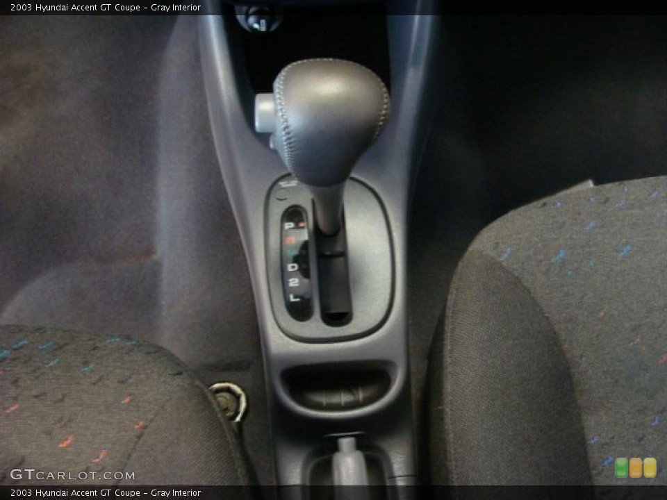 Gray Interior Transmission for the 2003 Hyundai Accent GT Coupe #37485733